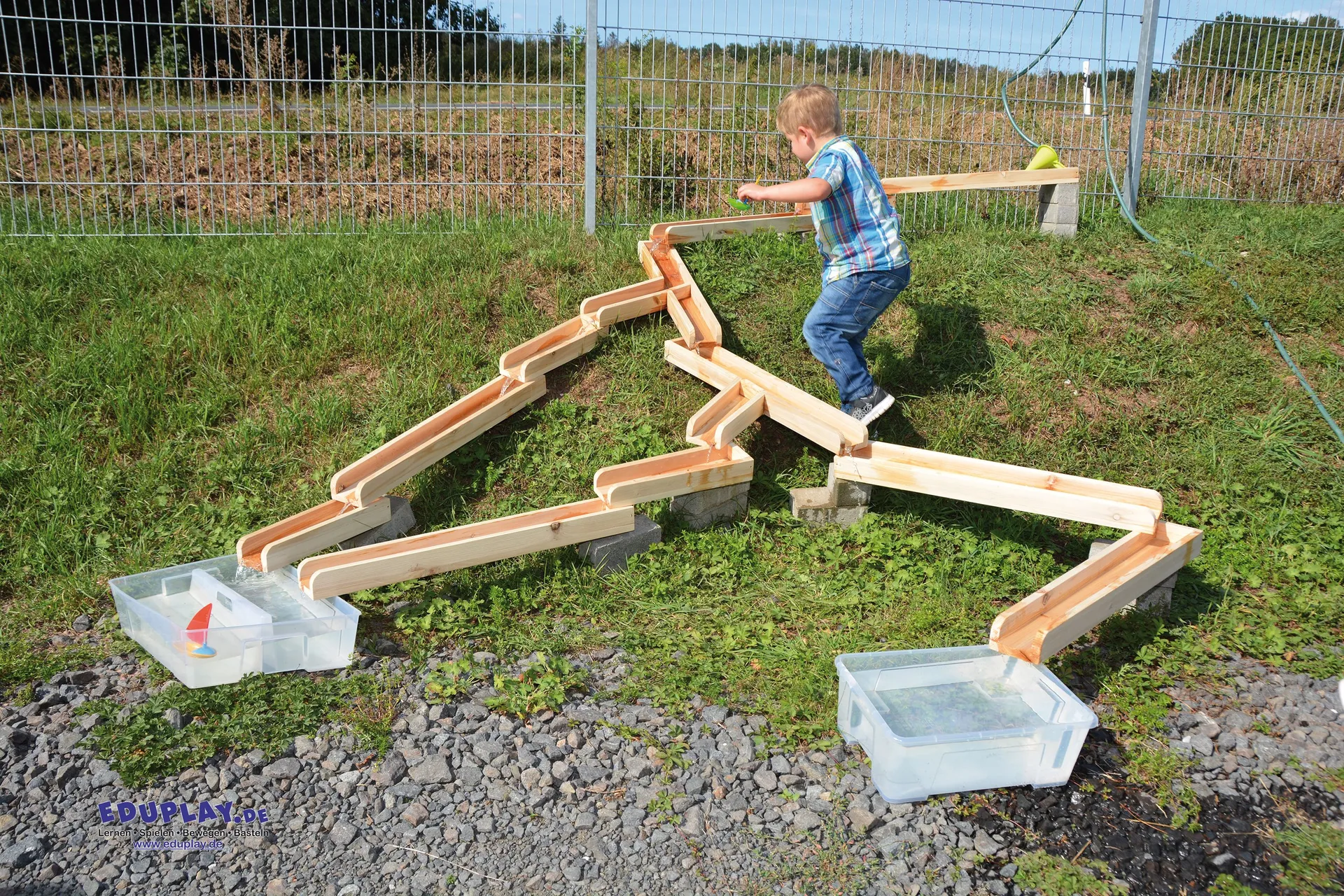 Holz Wasserbahn 12-teilig_64400_