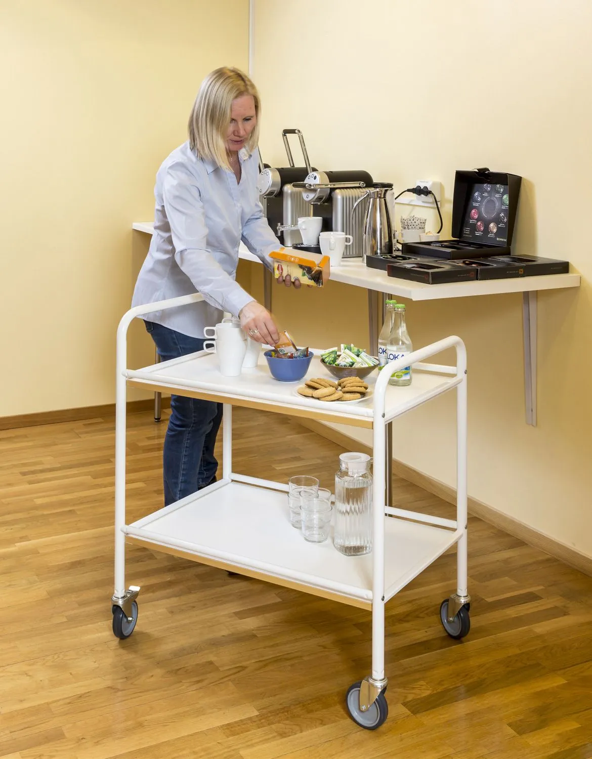 Tablettwagen | Servierwagen blau | Kongamek_KM2005-B_