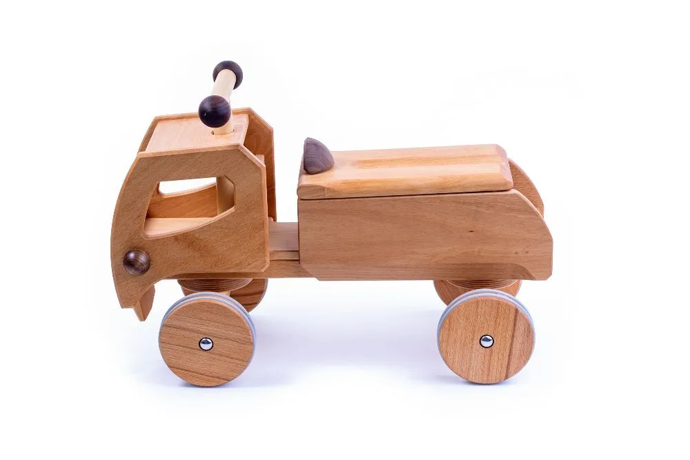 Holz Rutscher Fred Nussbaum | Holzauto | Dragon Toys_180107_