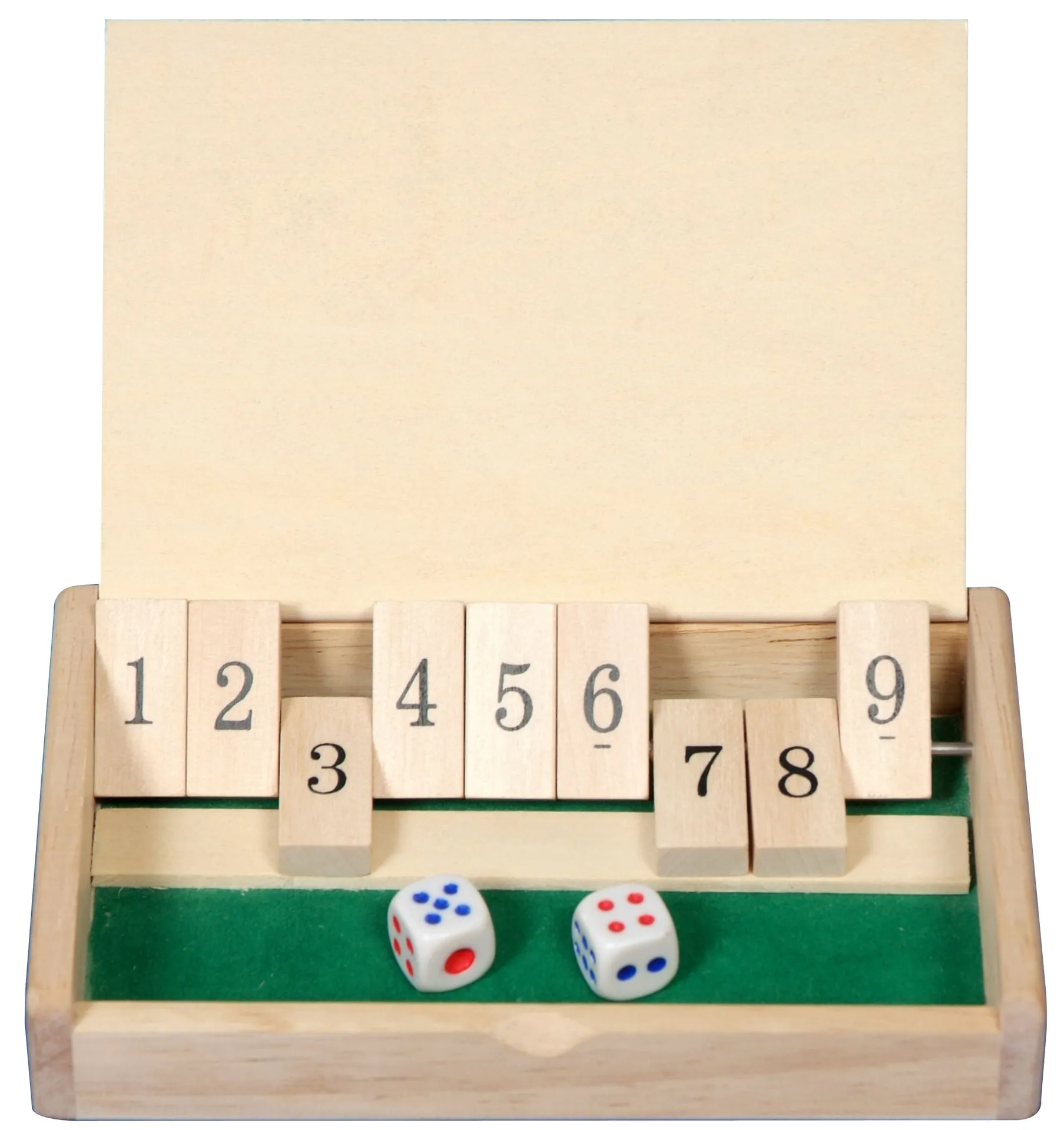 Der kleine Taktiker | Dragon Toys | Reiseausgabe von "Shut the Box"