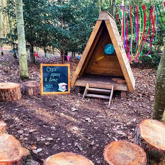 Wald Tipi aus Holz 4er Set  | Cosy_CY-54828_
