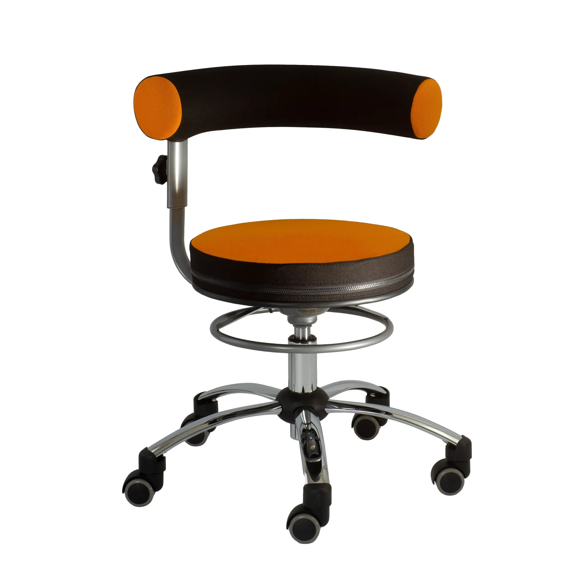 Sanus Gesundheitsstuhl Orange/Schwarz, 46-54 cm