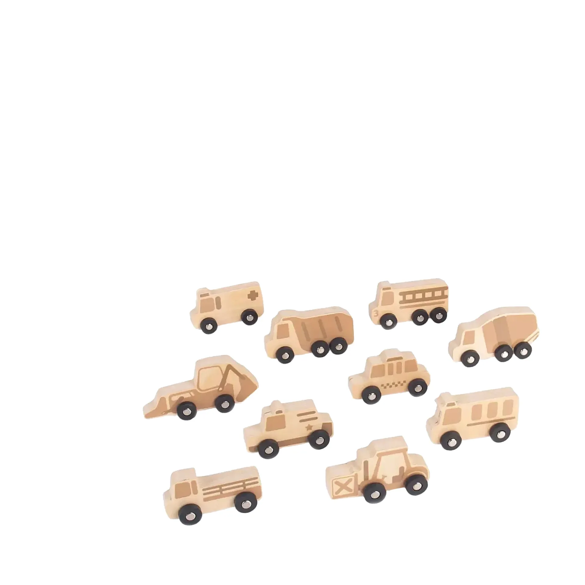 Naturholz-Autos 10er-Set_30309_