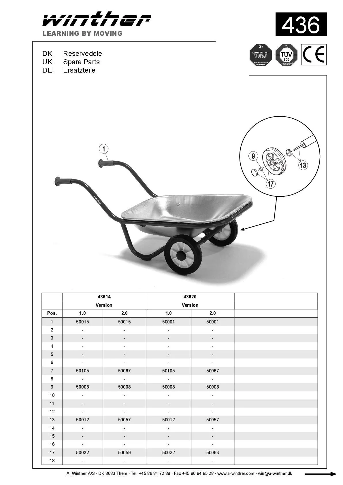 Winther MINI Schubkarre | Winther Schubkarre