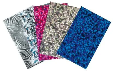 Hologrammfolie selbstklebend, 5 Rollen