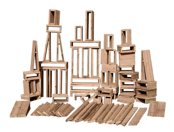 Baublöcke Hof-Set | Cosy