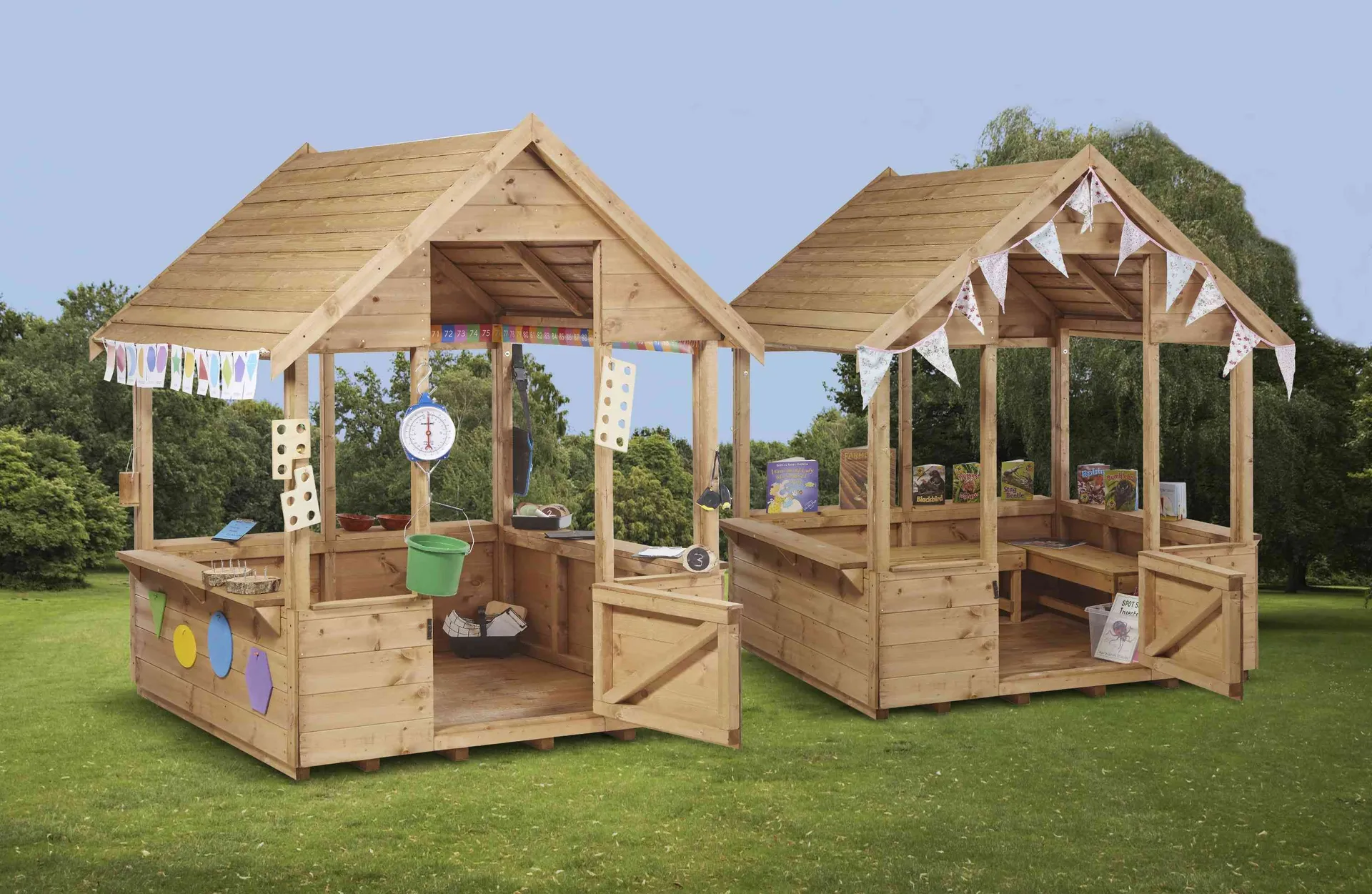 Spielhaus-Lesehaus Kombi-Set | Cosy_CY-54827_