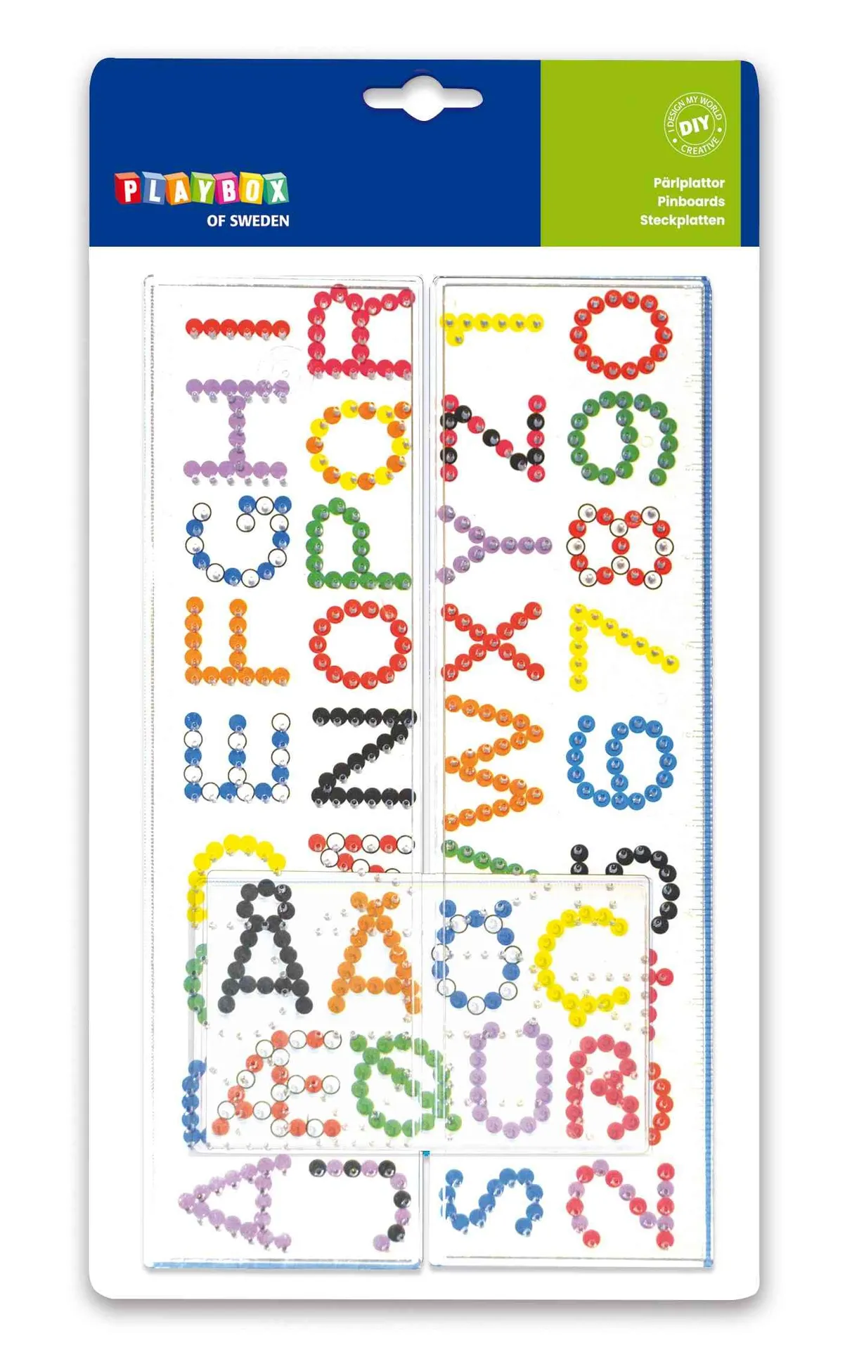 Steckplatten Buchstaben & Zahlen | Dragon Toys_13078_