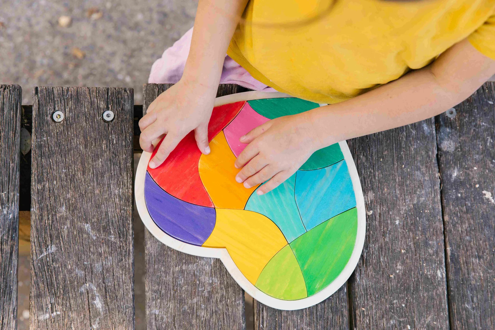 Herz voller Farben