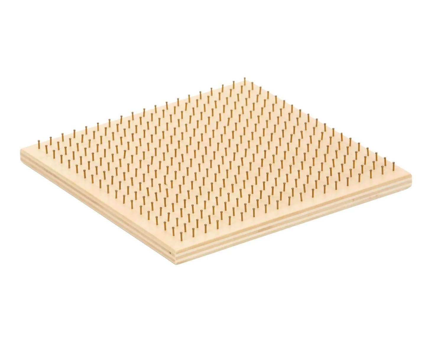 Perlenbrett quadratisch aus Holz | EDUCO_E095024_