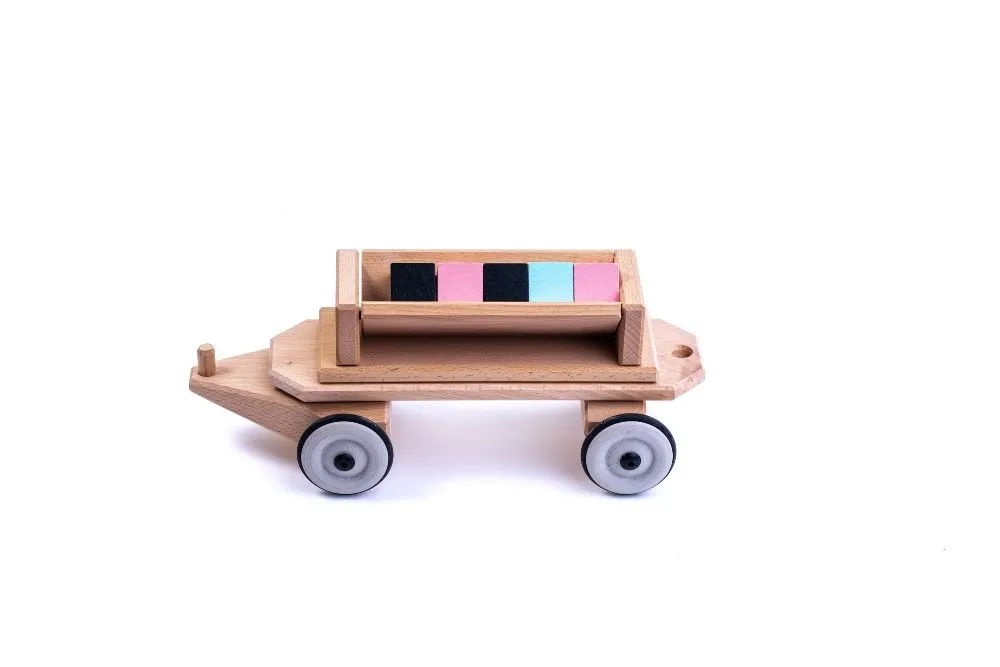 Holz Kippwaggon | Holz Zug | Dragon Toys