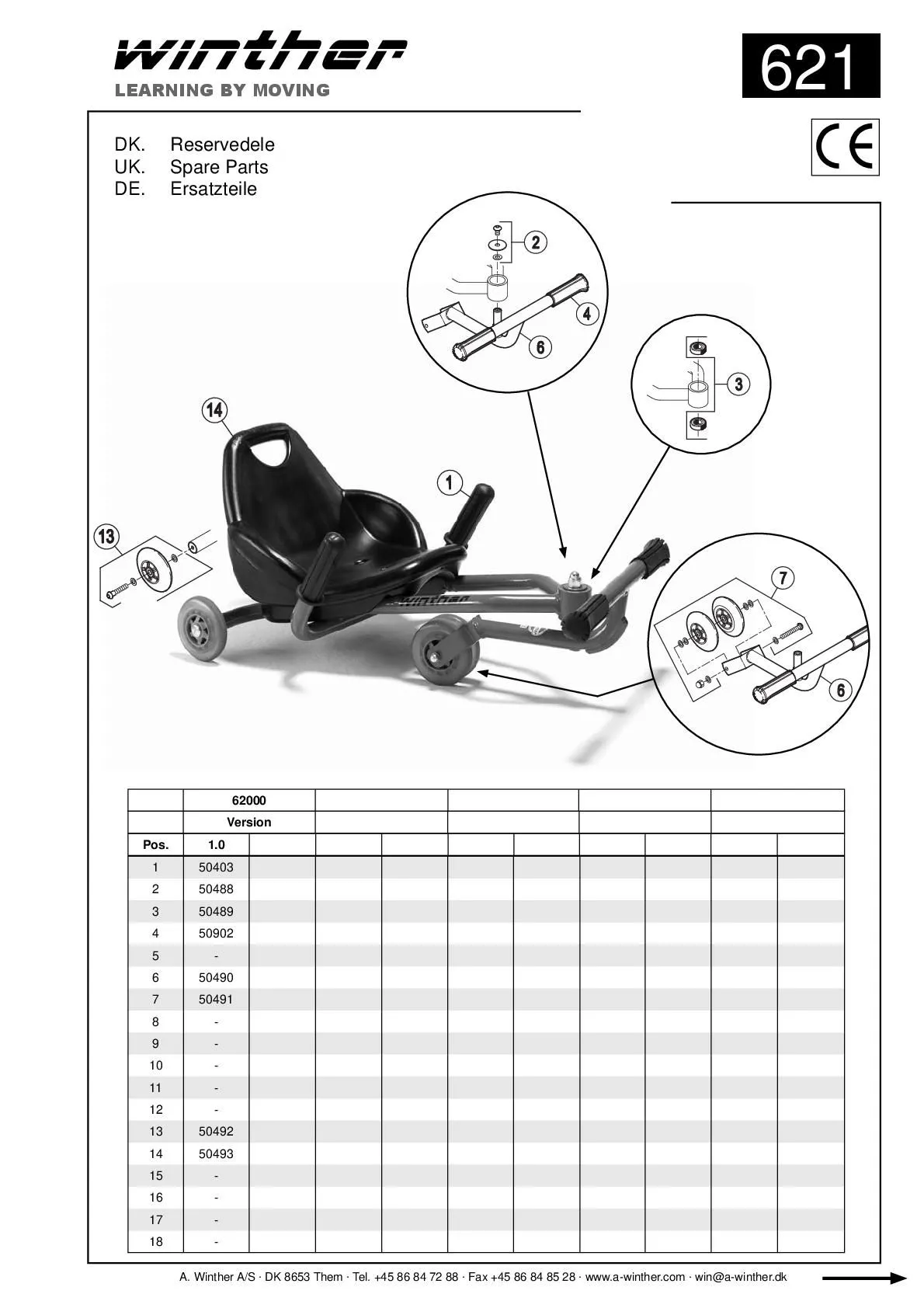 Winther Foot Twister Large | Winther_00621V_