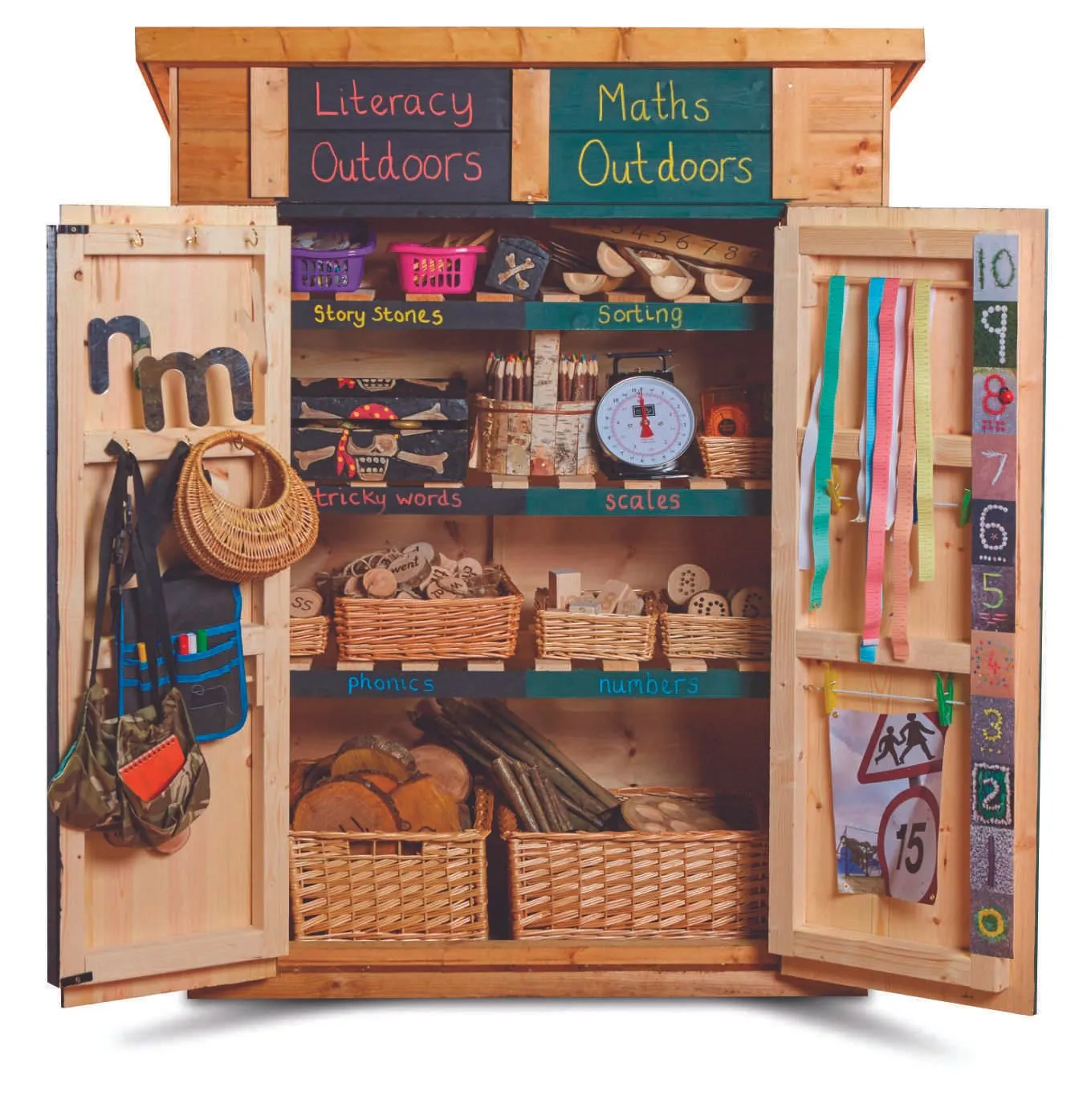 Holzschuppen für Mathe und Sprache | Cosy_CY-28307_