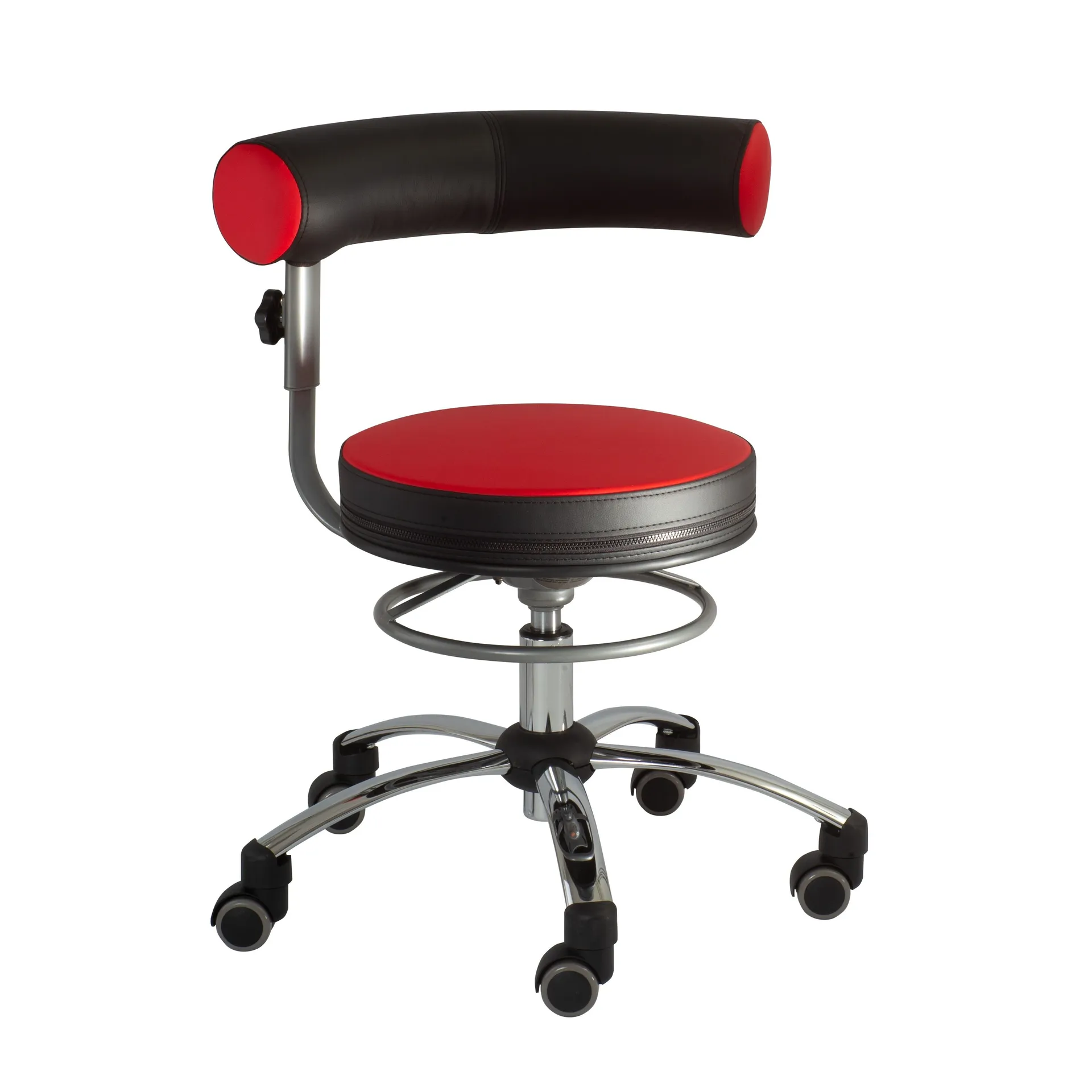 Sanus Gesundheitsstuhl Rot/Schwarz, 46-54 cm_65420-RS_