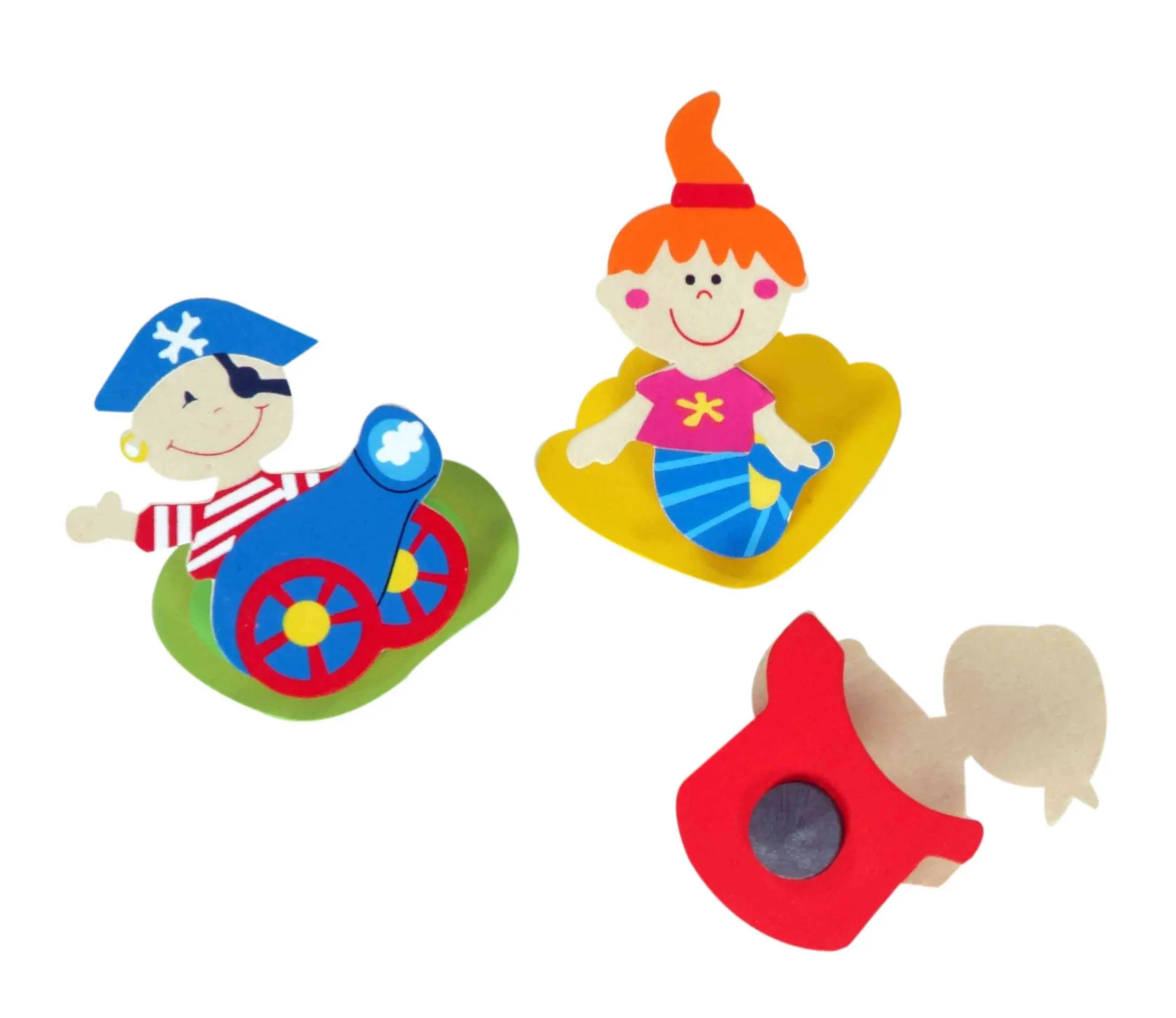 Magnetclip Pirat, Meerjungfrau | Dragon Toys