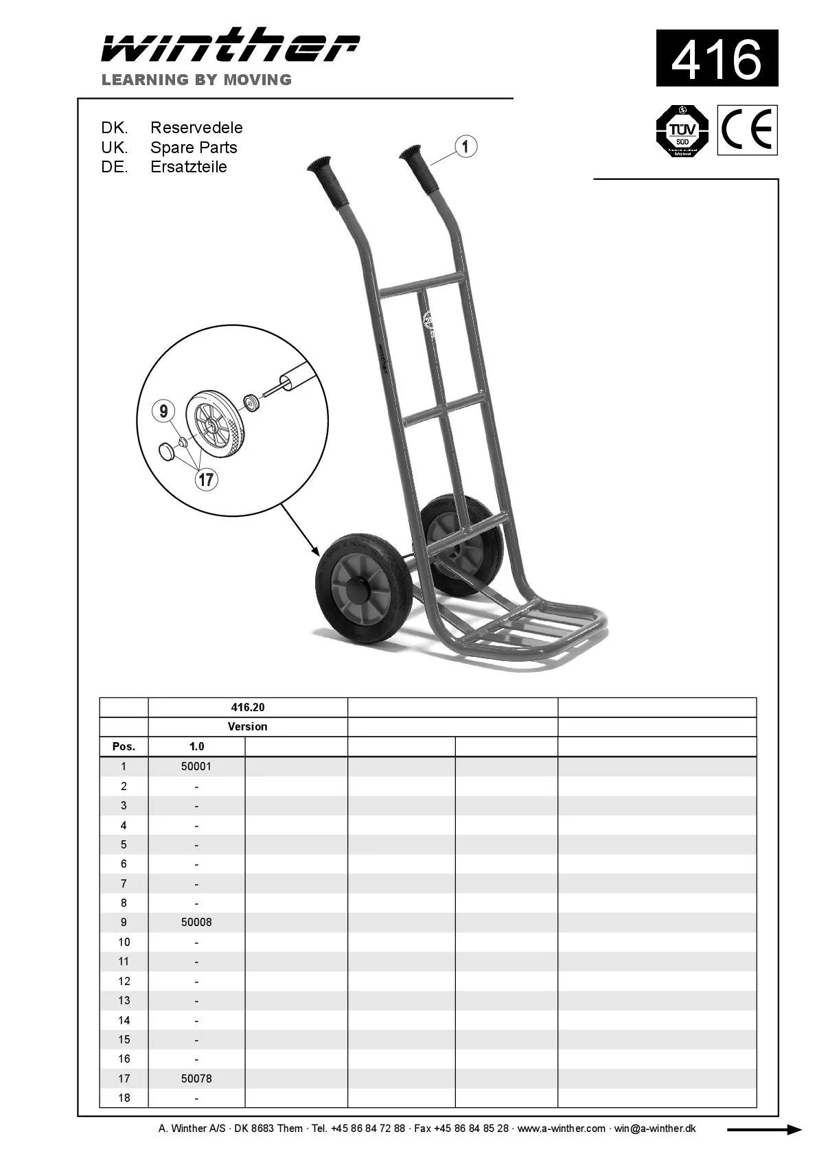 Winther MINI Sackkarre | Winther