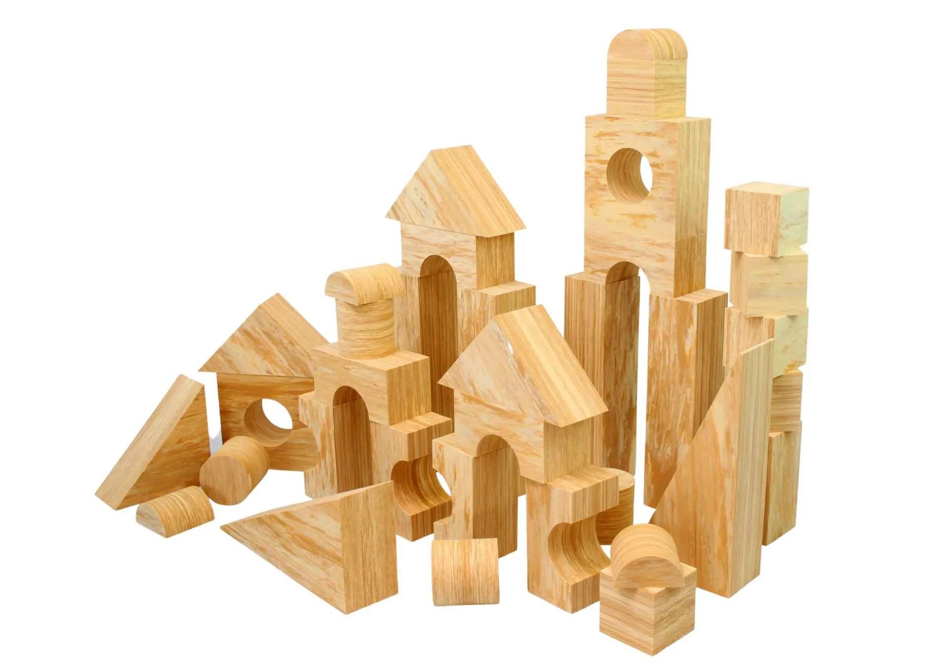 Softholzbausteine 56 Teile | Softbausteine | Dragon Toys_04710_