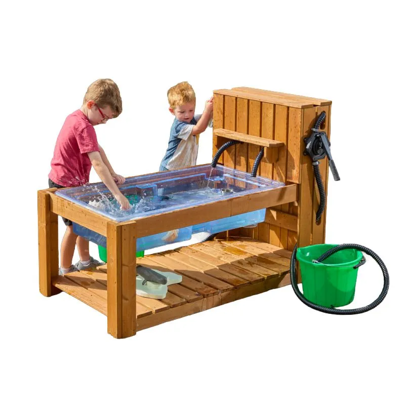 pumpstation und wasserstation