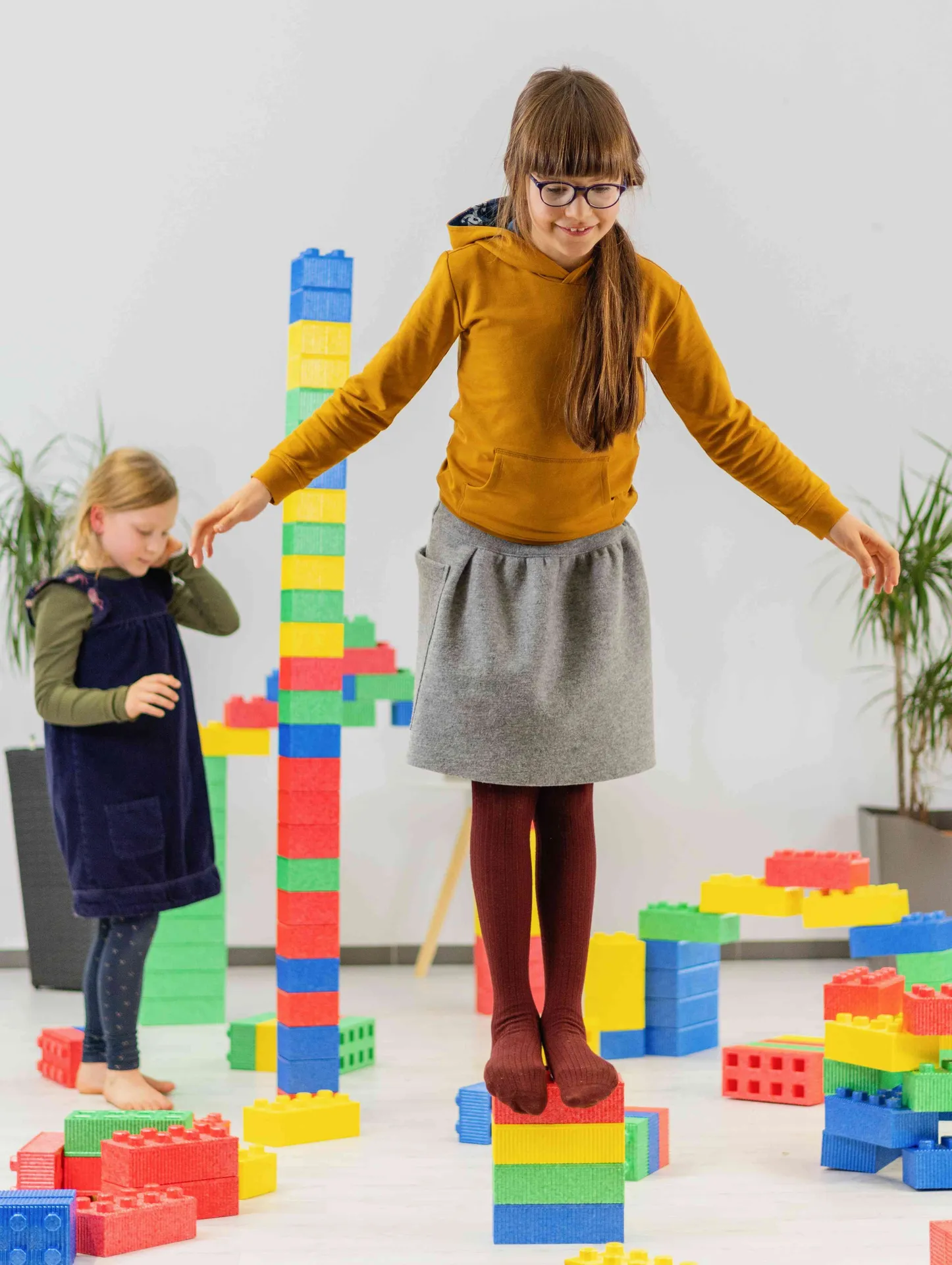 Softstapelbausteine | 76-teilig | Softbausteine | Dragon Toys