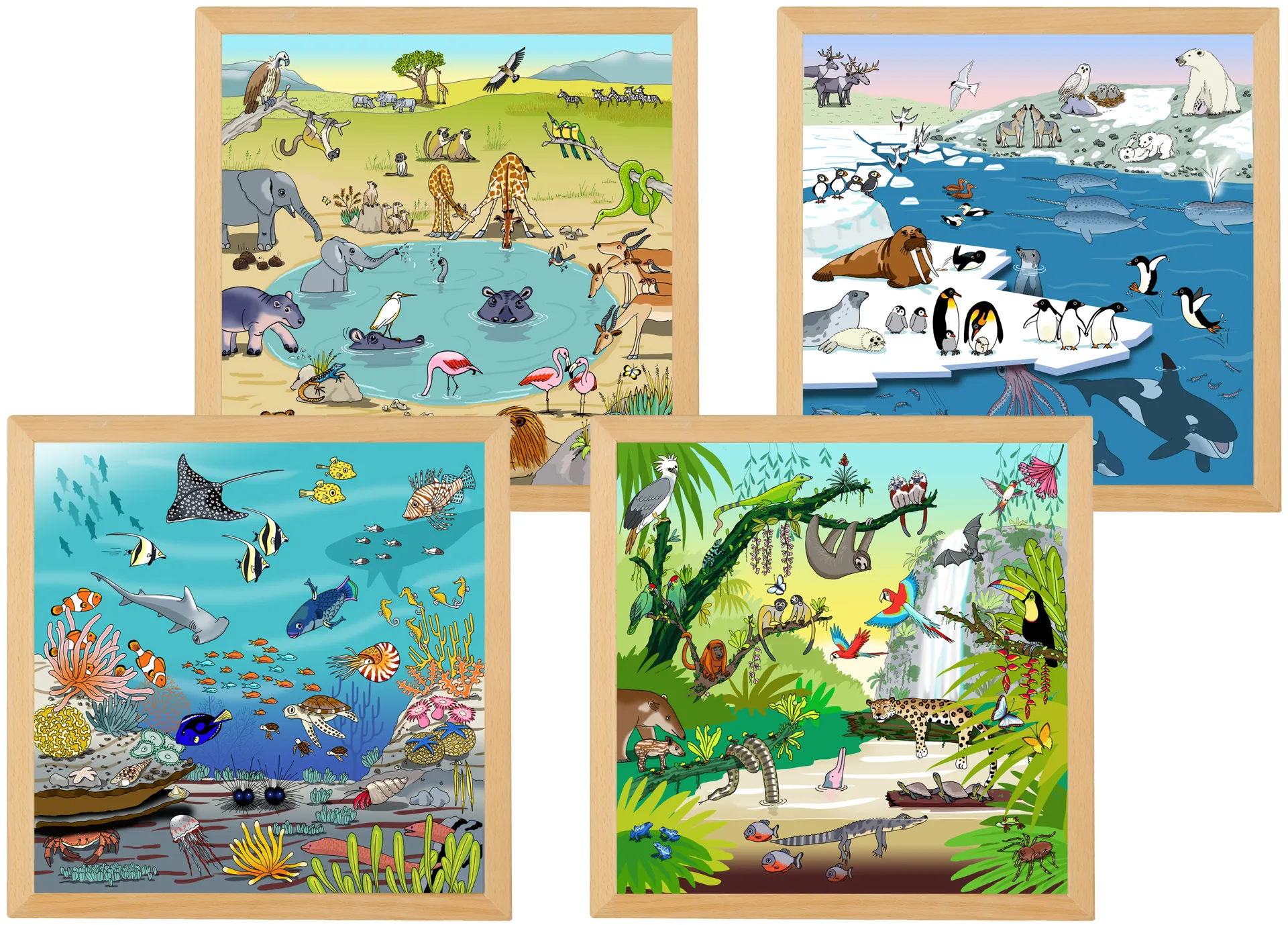 Wortschatzpuzzles 4er Set | EDUCO_900000071_