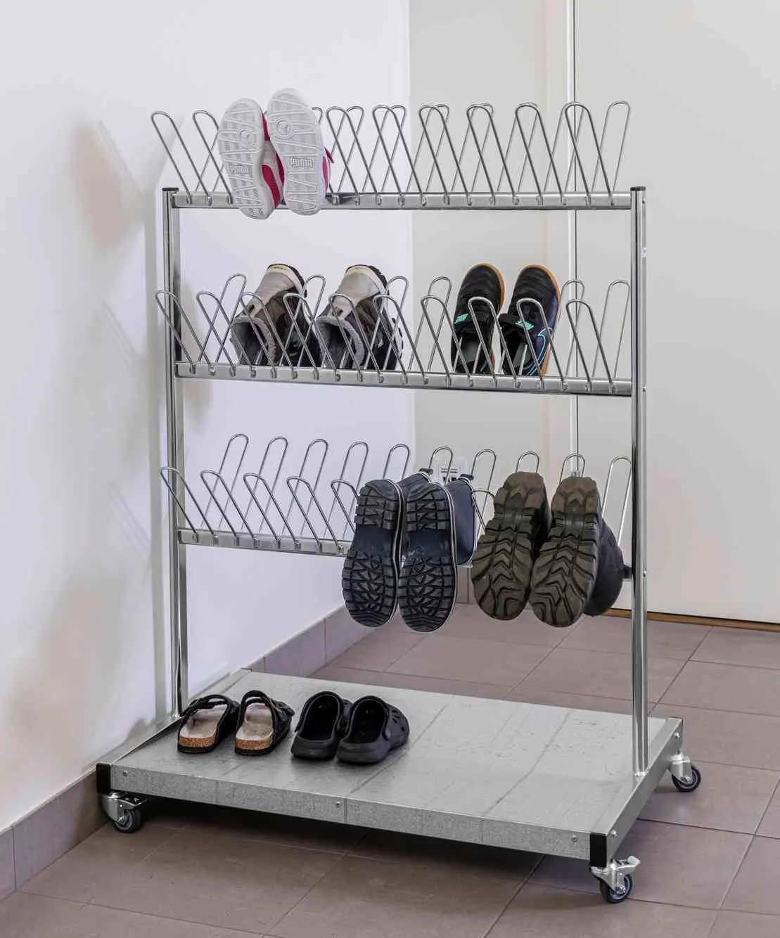 Stiefelwagen | Schuh-und Stiefeltrockenwagen rechteckig | Kongamek_KM125264-O_