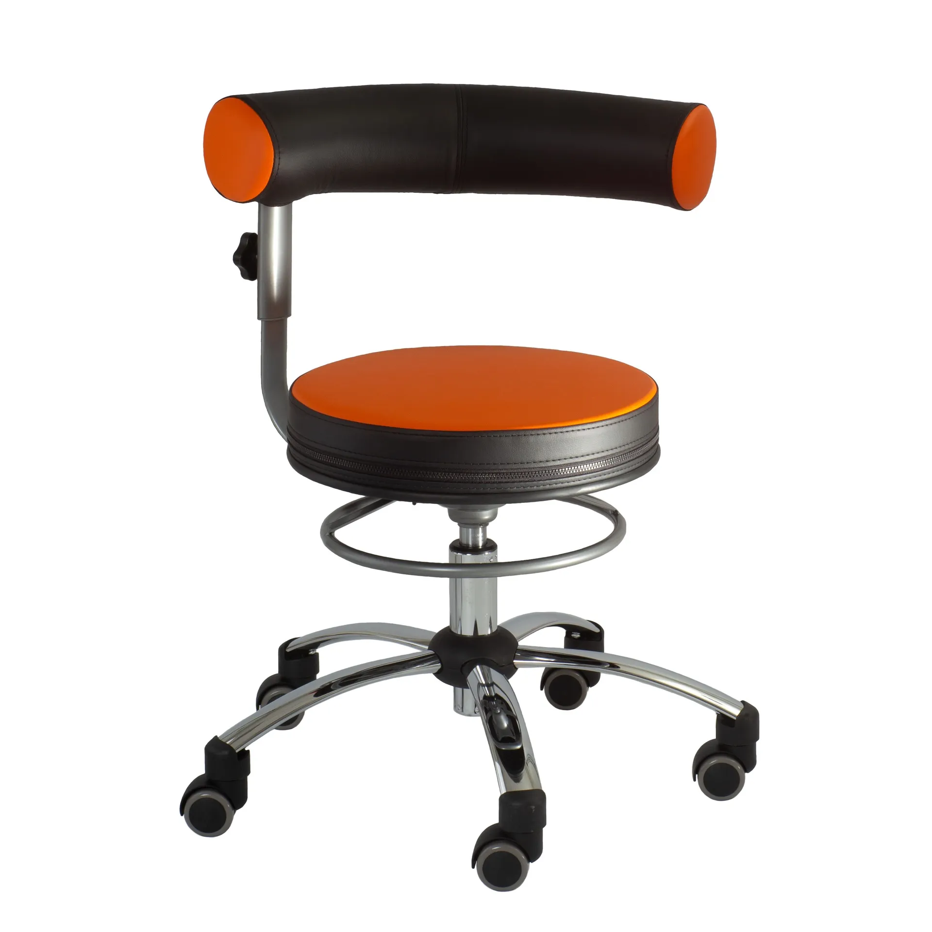 Sanus Gesundheitsstuhl Orange/Schwarz, 46-54 cm