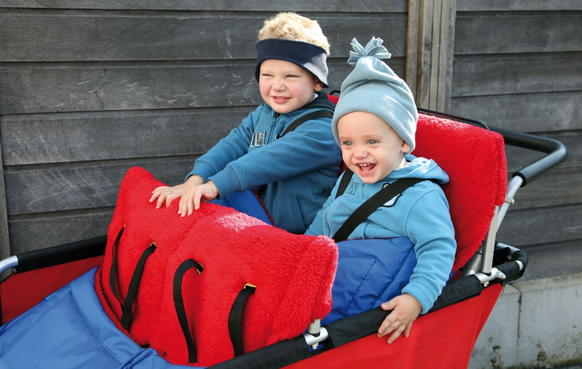 Fußsack für 2 Kinder