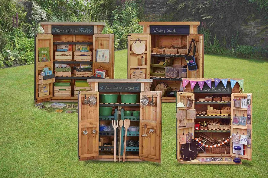 Outdoor-Schuppen-Set (4-teilig) | Cosy_CY-54499_