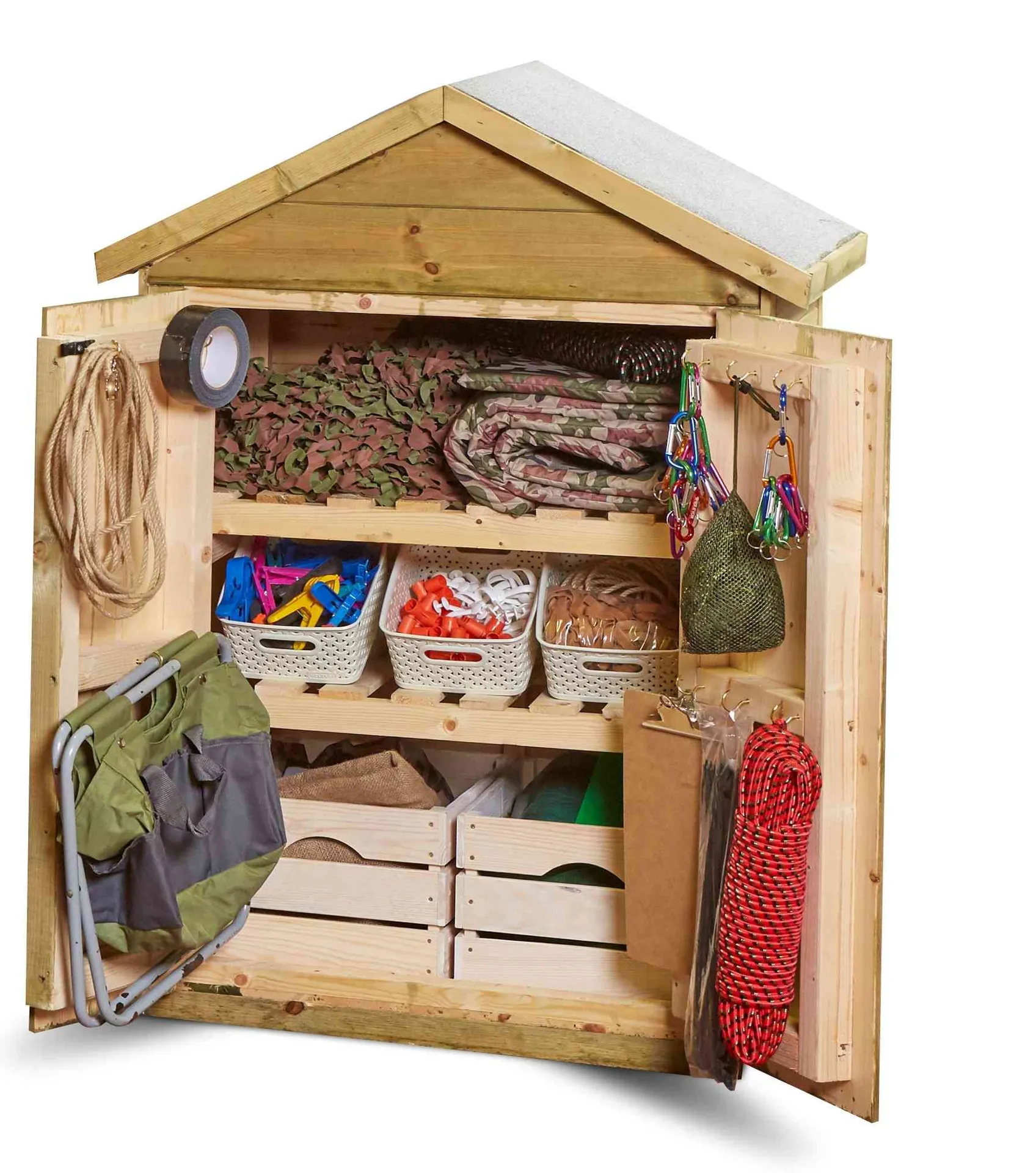 Lagerschuppen für den Außenbereich - 3er-Set | Cosy _CY-27223_