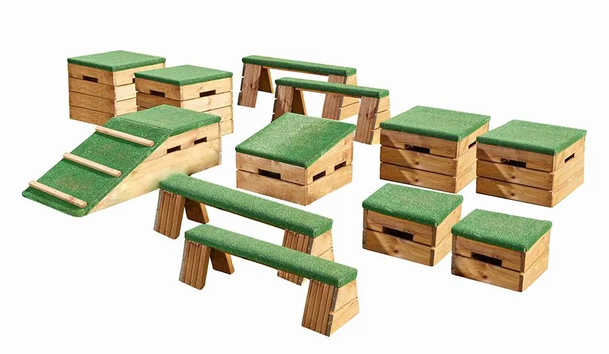 Spielpodeste Outdoor 12tlg. | Cosy_CY-55342_