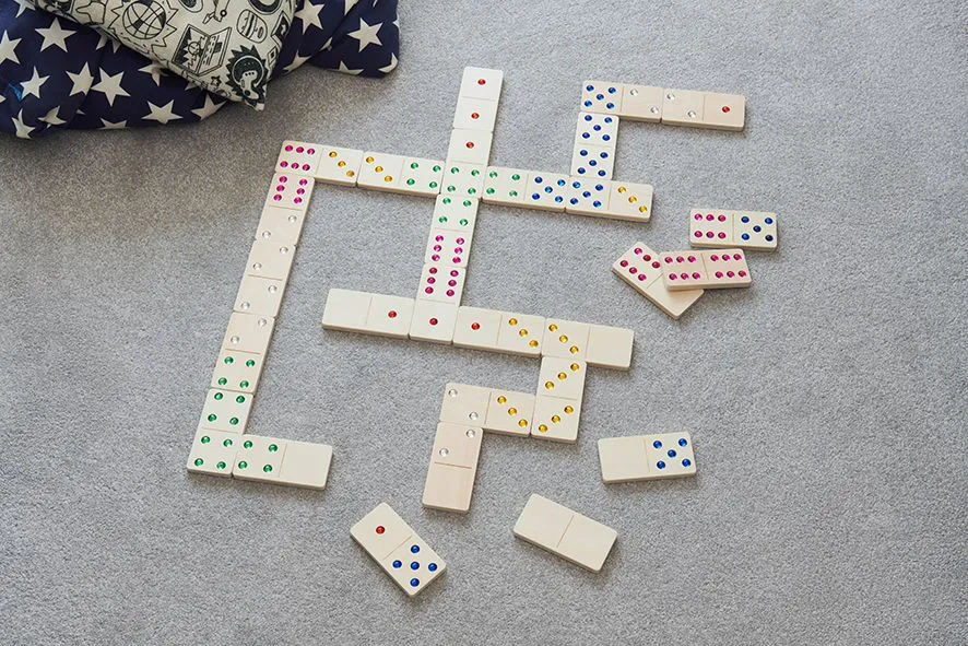 XL Holzdomino mit Edelsteinen_32015_