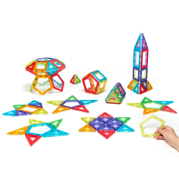 Translucent Magnetic Polydron Exploration Set