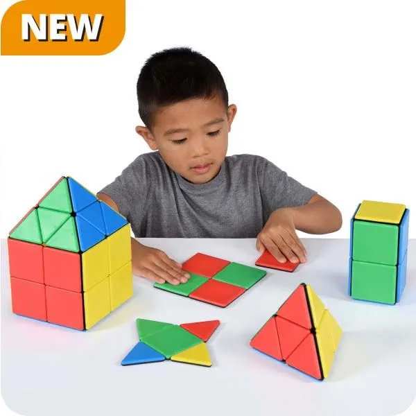 Solid Magnetic Polydron Class Set