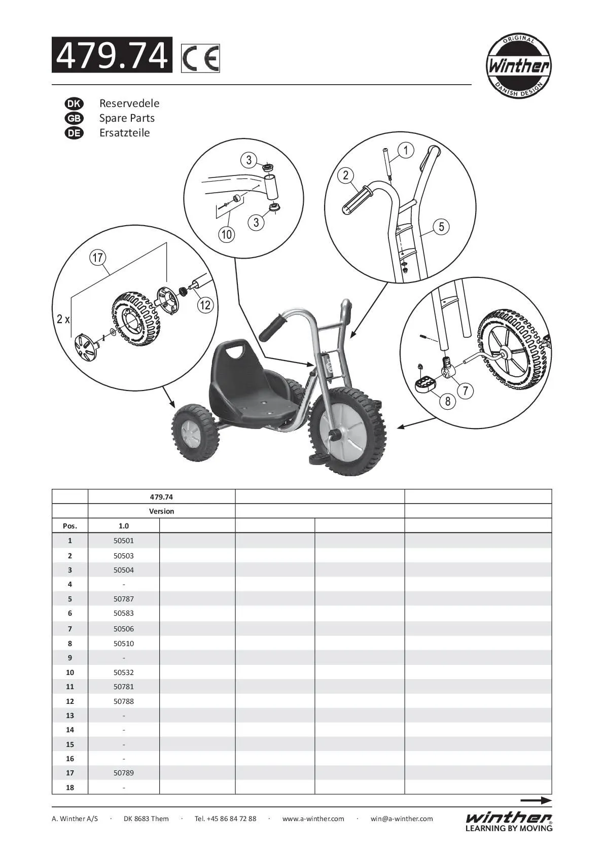 Winther OFF-ROAD Easy Rider | Winther Dreirad