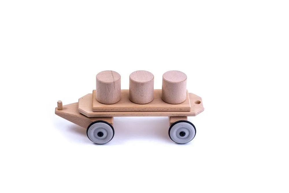 Holz Tonnenwaggon | Holz Zug | Dragon Toys_180176_
