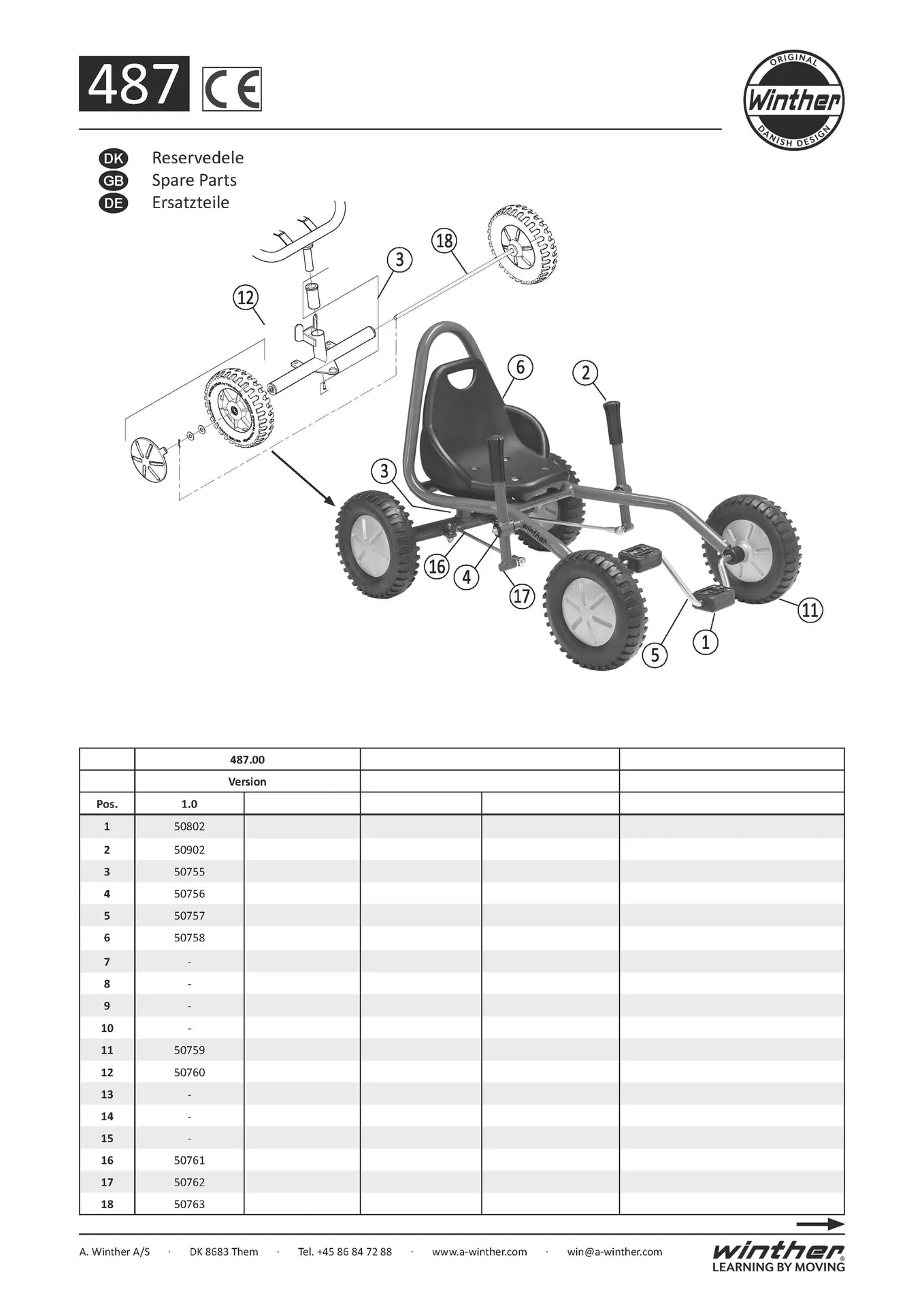 Winther FunCart groß  | Winther