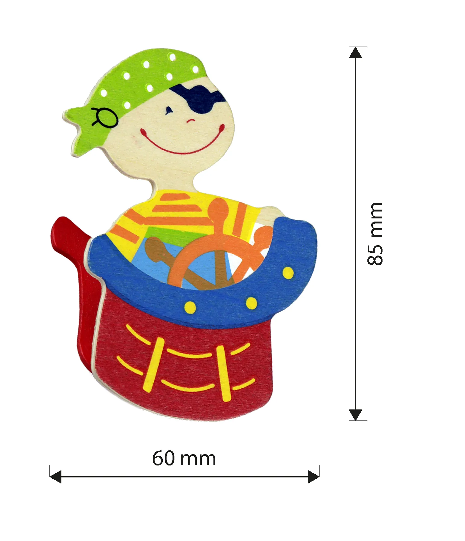 Magnetclip Pirat, Meerjungfrau | Dragon Toys_70011_