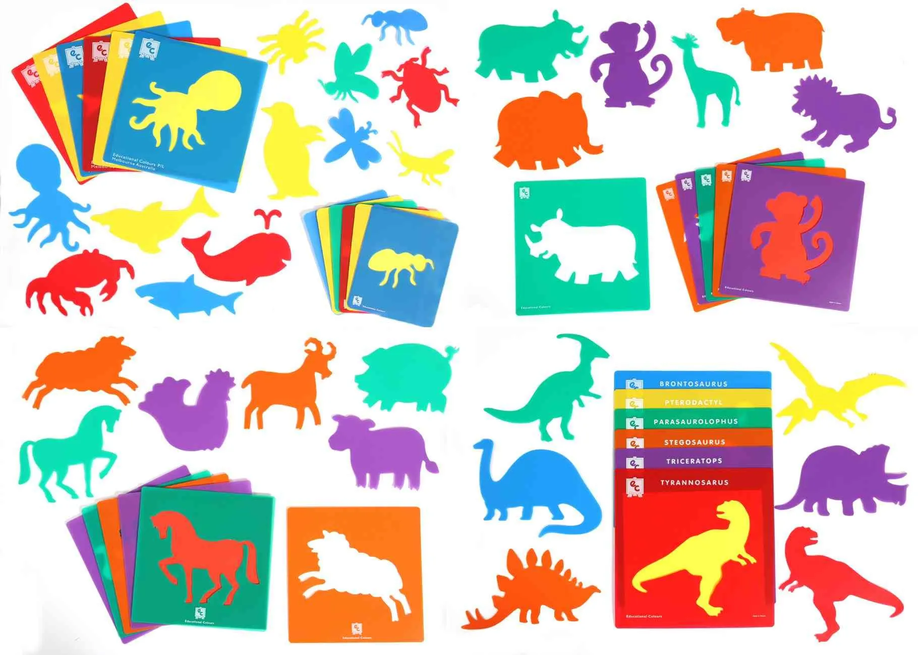 Malschablonen SET lI | Dragon Toys_13031_