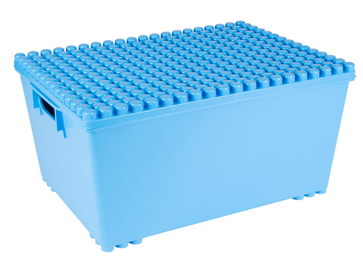 POLY-M | Multibox M mit Deckel Blau | Dragon Toys _24147_
