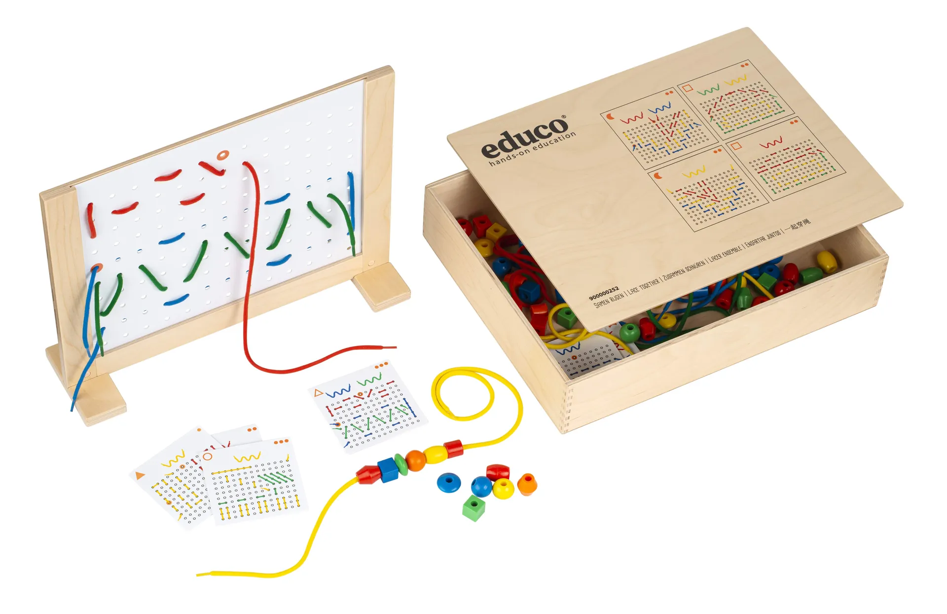 Zusammen schnüren | Fädelspiel | EDUCO_900000252_
