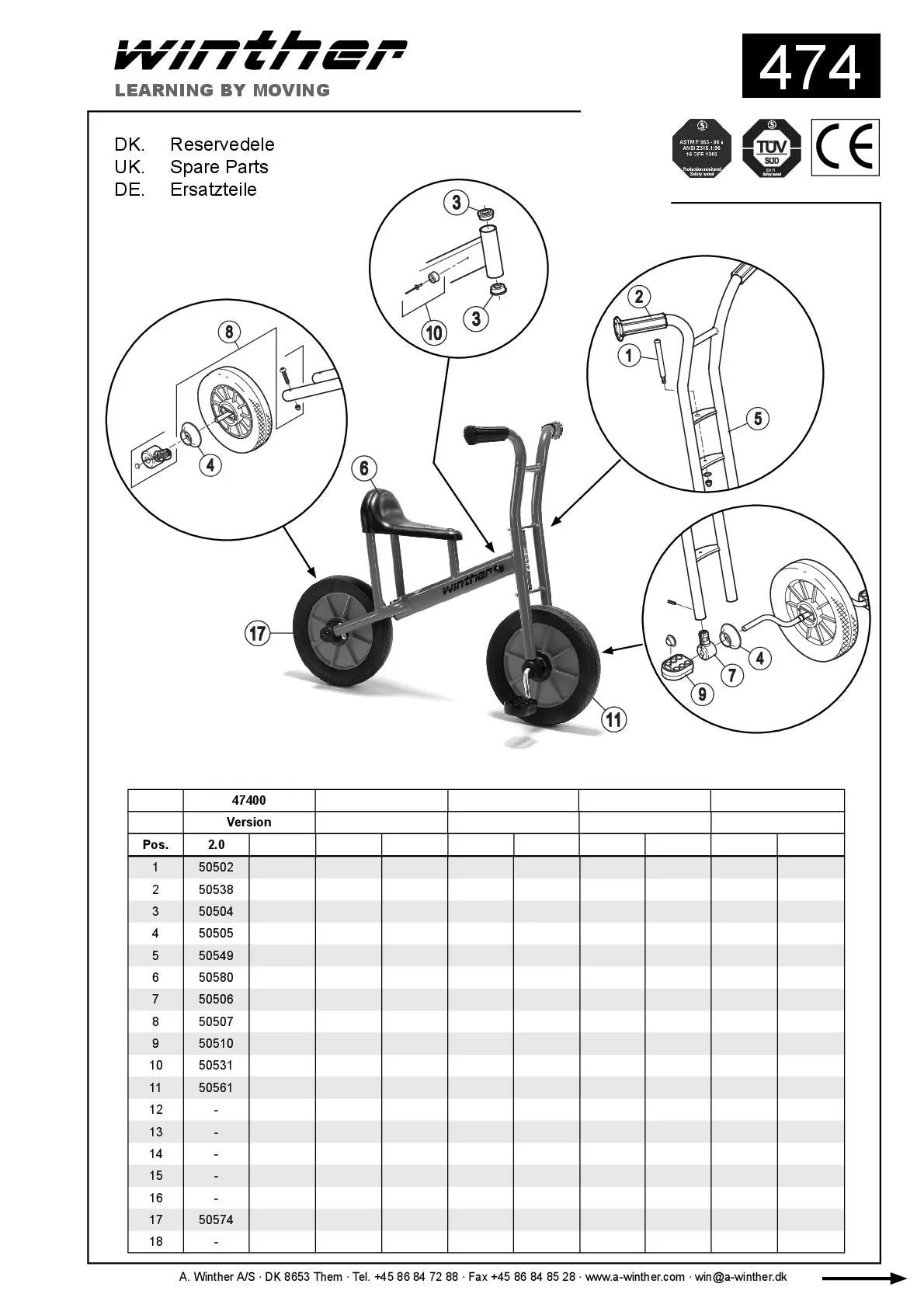 Winther Lernfahrrad