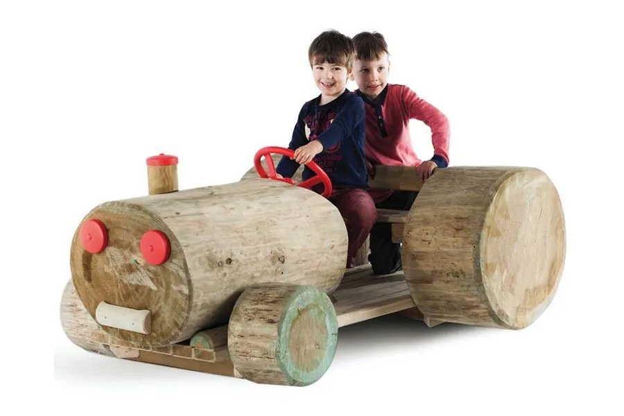 Naturholz Traktor | Müller & Herber_64330_