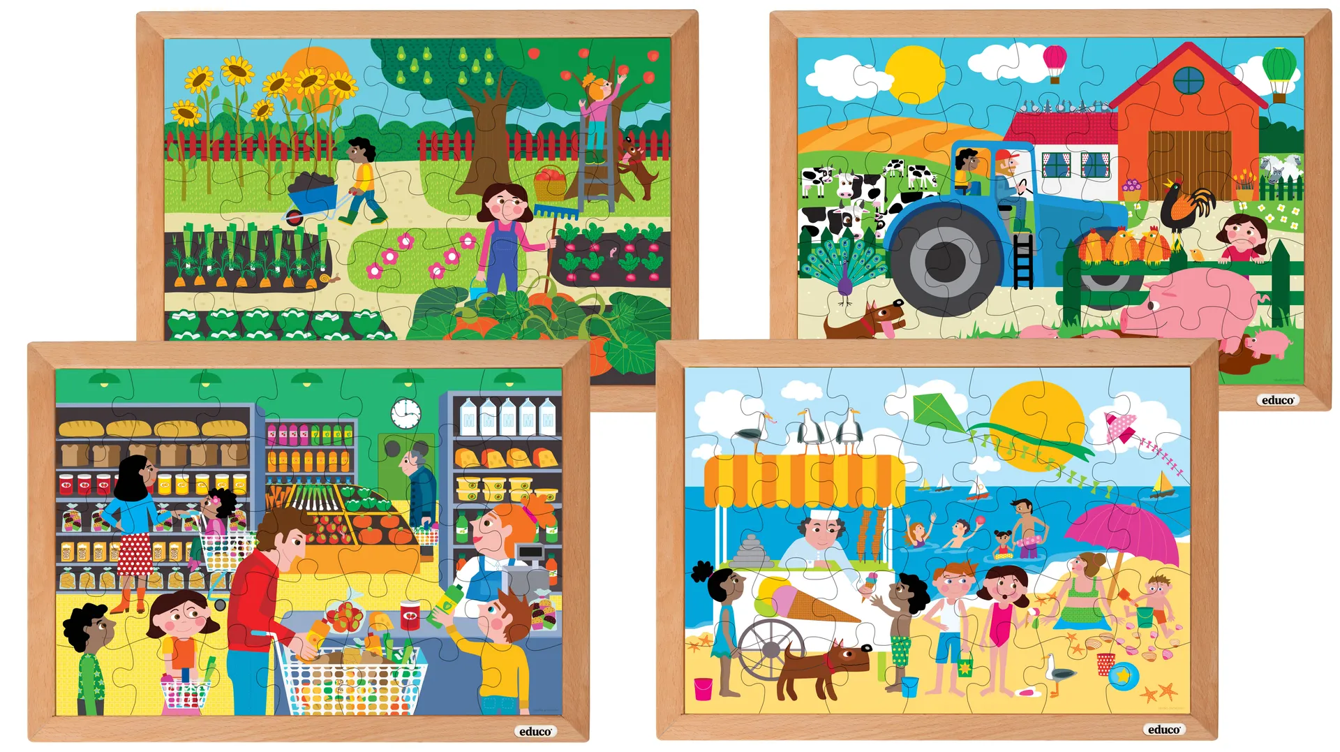 Rechenpuzzle 4er Set | EDUCO_900000066_