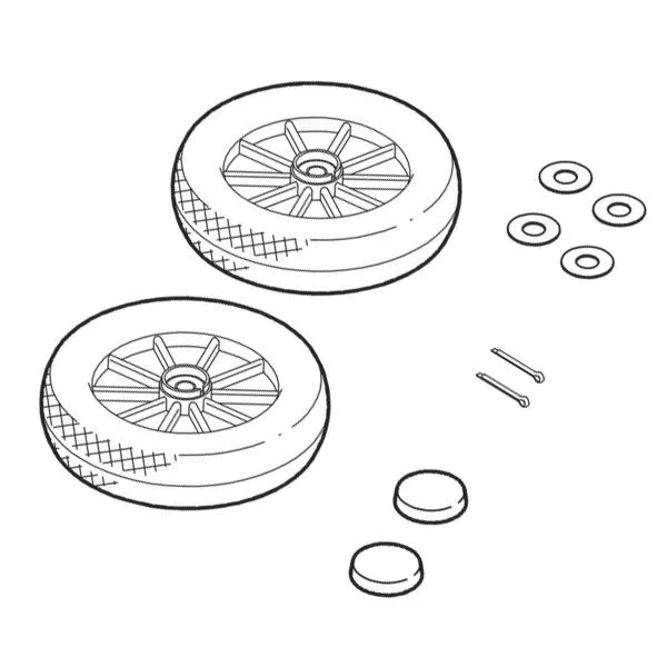 Hinterrad groß 2er Set (für 463)