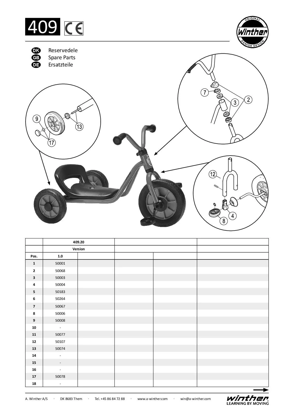 Winther Easy Rider Mini | Winther