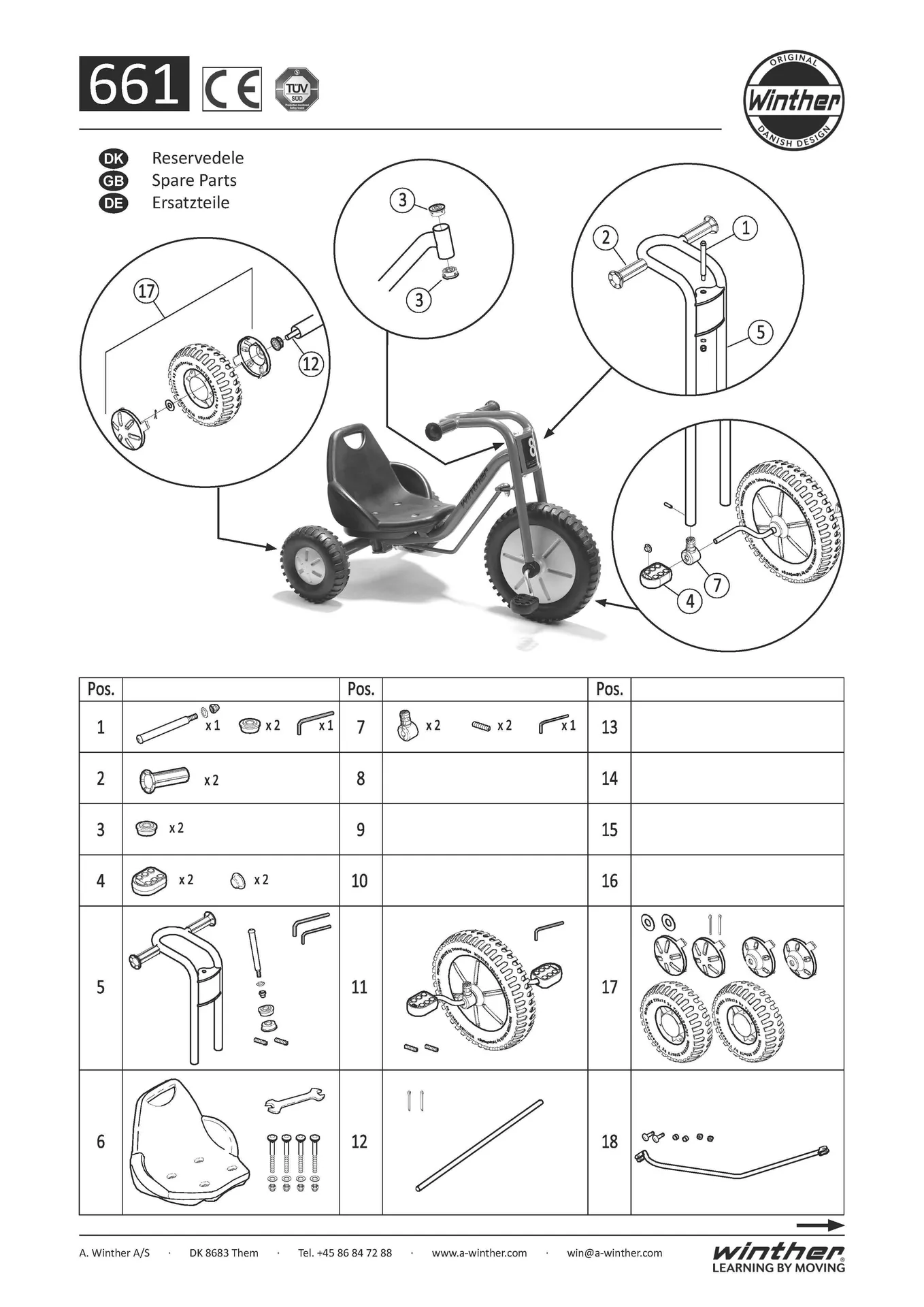 Winther Zlalom Tricycle | Winther_00661V_