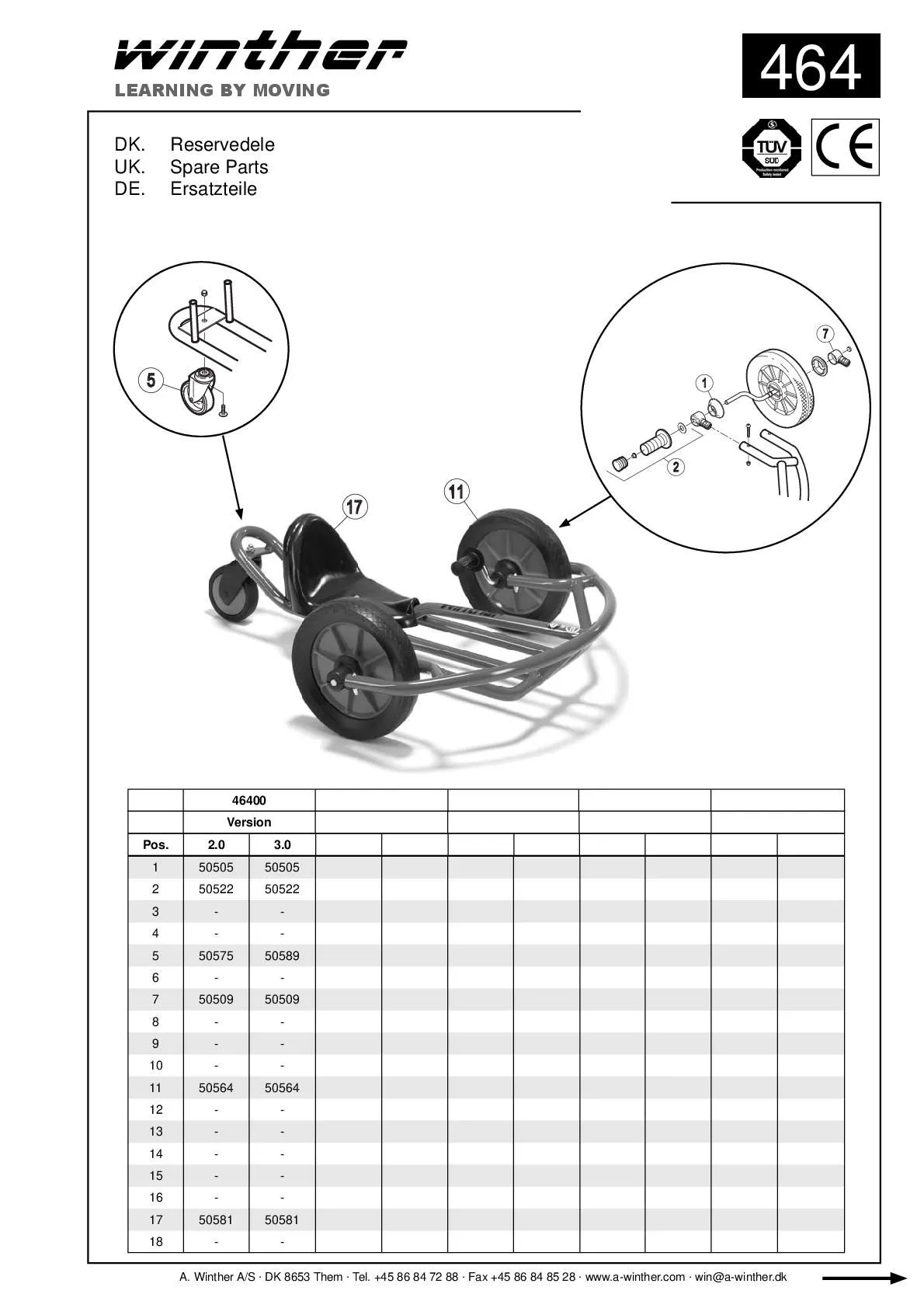 Winther Swingcart klein | Winther