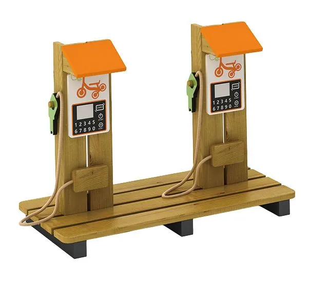 Tankstelle aus Holz_64700_