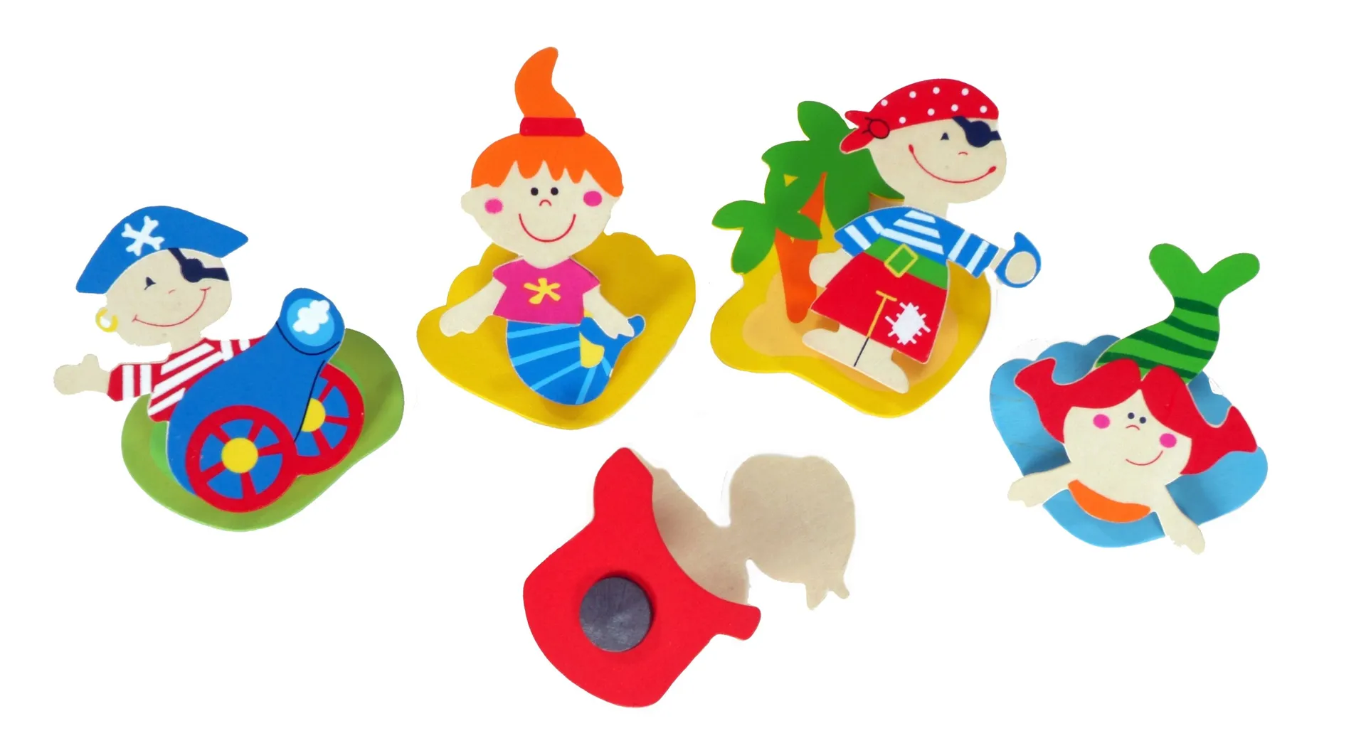 Magnetclip Pirat, Meerjungfrau | Dragon Toys