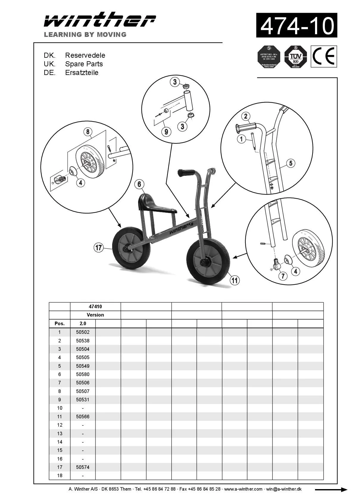 Winther BikeRunner groß | Winther